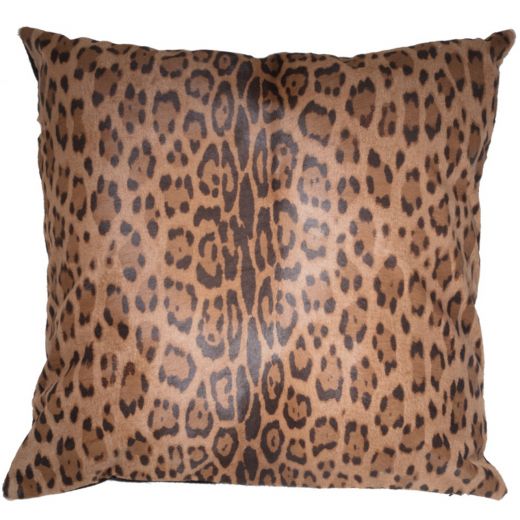 NEW-Cavallino Pillow- Leopard 1014-509(CPLEO1014509BL6060) - ANVOGG FEEL SHEARLING | ANVOGG