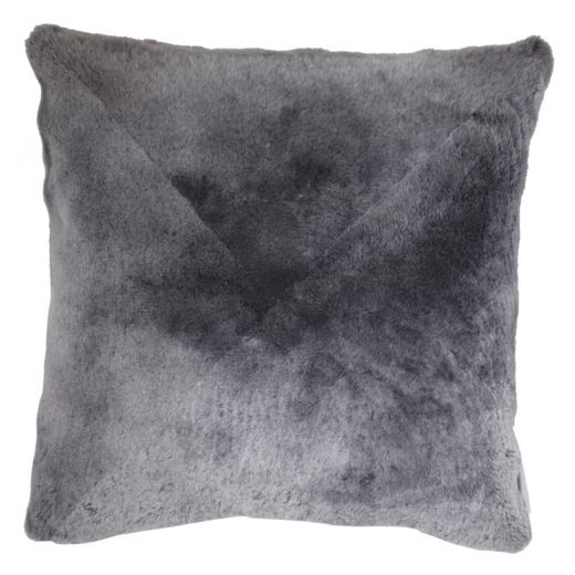 NEW-Shearling Pillow- Grey- 60x60cm (SPGREGR6060) - ANVOGG FEEL SHEARLING | ANVOGG