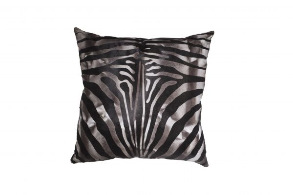 Cavallino Pillow- Zebra 1017 Argo- 50x50cm (CPZEB1017ABL5050) - ANVOGG FEEL SHEARLING | ANVOGG