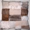 Shearling Pillow Apach NUDE Double-Sided 60x60 cm-(SPAPACHNUDNU6060) - ANVOGG FEEL SHEARLING | ANVOGG